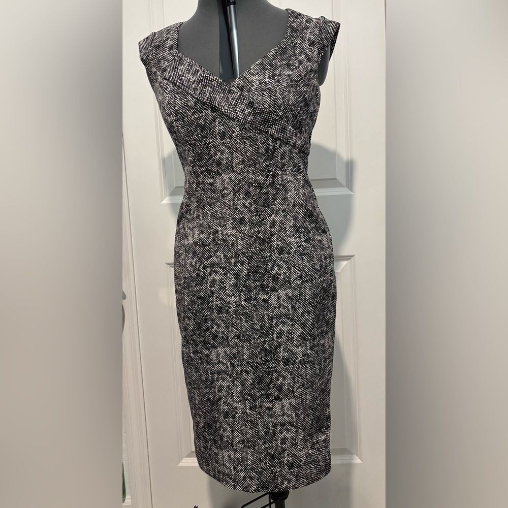 White House Black Market Fitted & Lined Dress